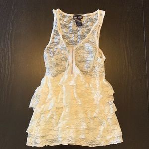 WetSeal lace tank; women’s size Small.